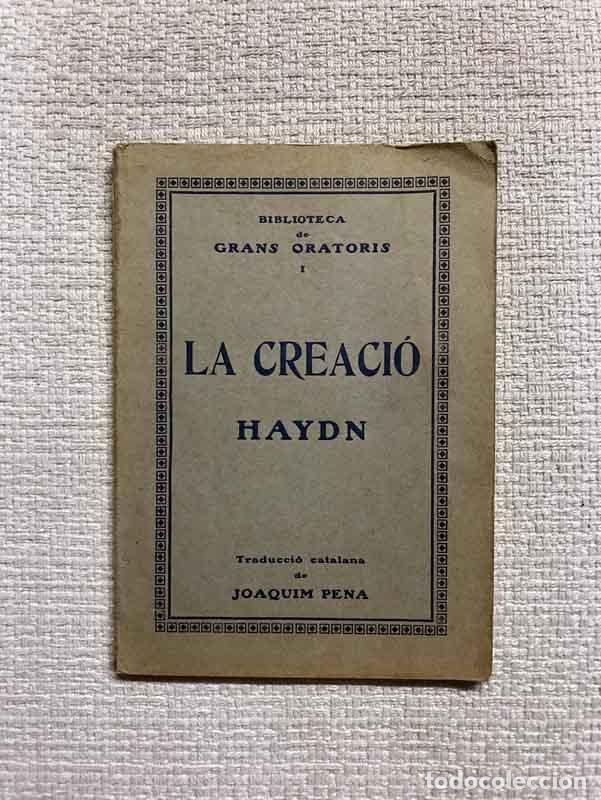 Libros: La creaci&oacute;. Haydn - Bar&oacute; de Swieten - Foto 1
