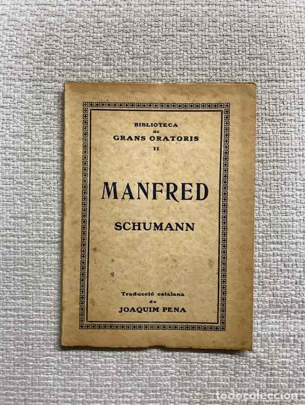 Libros: Manfred - Schumann - Foto 1