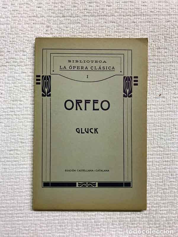 Libros: Orfeo - Gluck - Foto 1