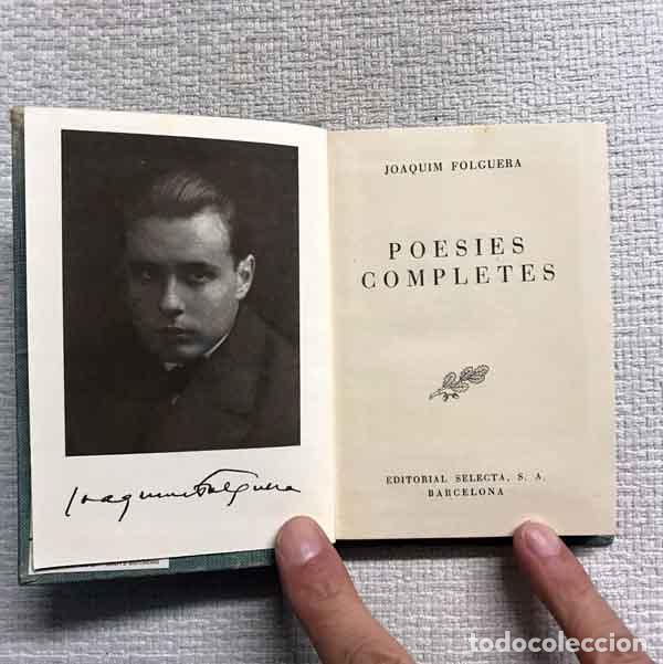 Libros: Poesies completes - Joaquim Folguera - Foto 2