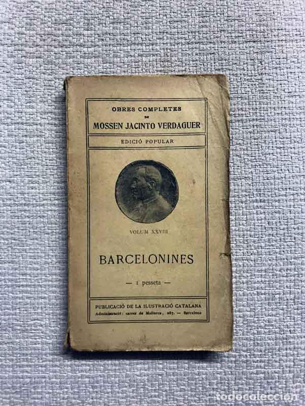 Libros: Barcelonines - Jacinto Verdaguer - Foto 1