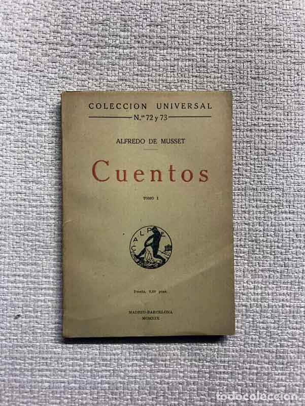Libros: Cuentos. Tomo I - Alfredo de Musset - Foto 1