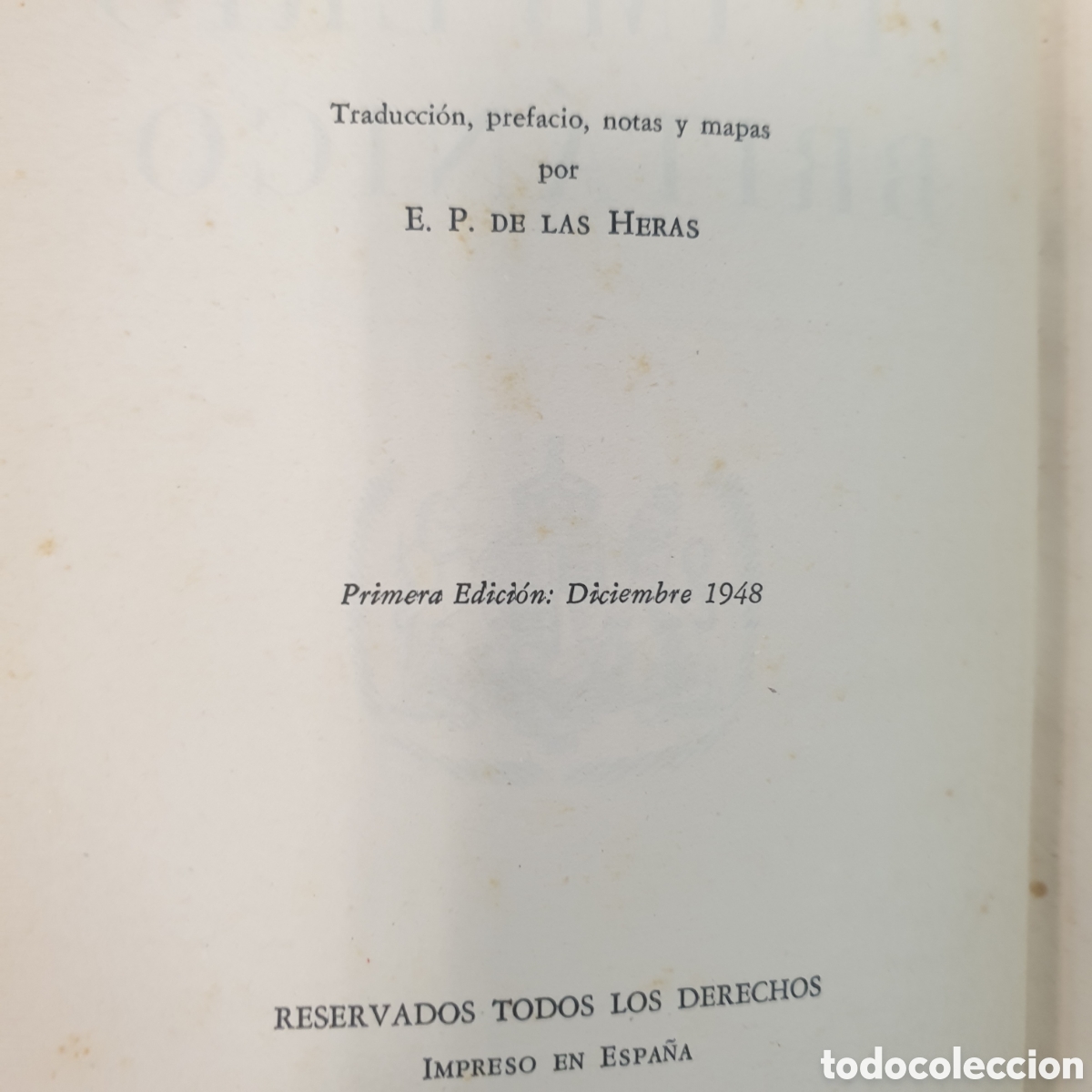 Libros: EL IMPERIO BRIT&Aacute;NICO LORD ELTON PRIMERA EDICI&Oacute;N - Foto 3