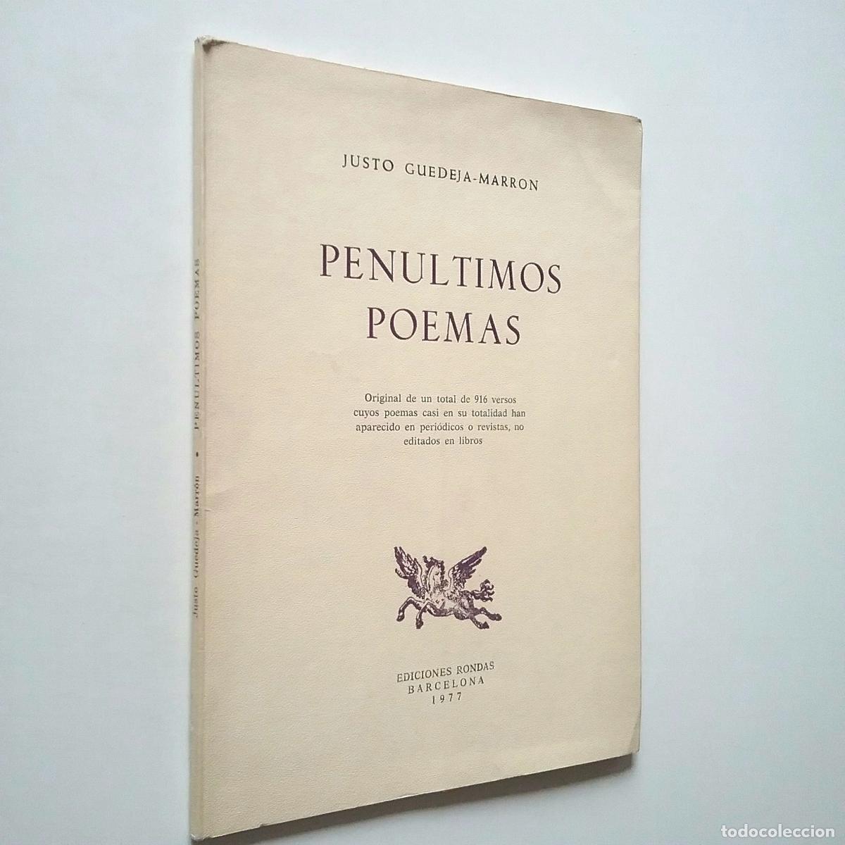 Justo Guedeja-Marr&oacute;n - Pen&uacute;ltimos poemas
