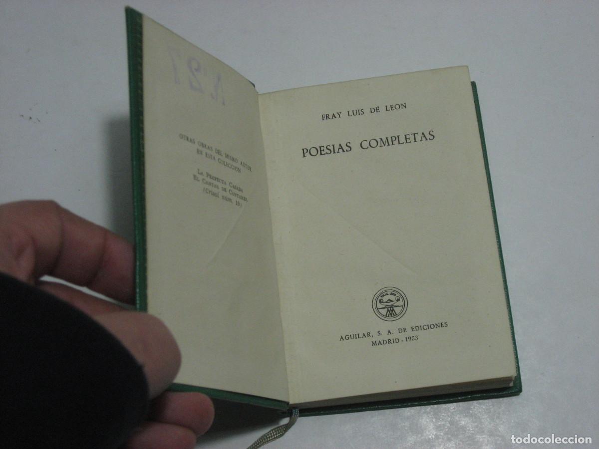 Libros: POES&Iacute;AS COMPLETAS - Fray Luis de Le&oacute;n - Foto 4