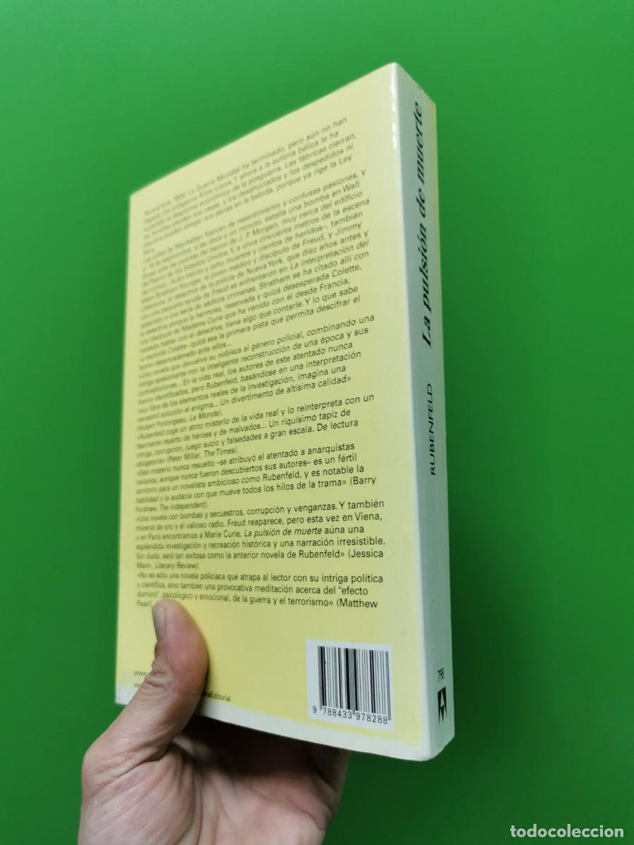Libros: JED RUBENFELD. LA PULSION DE MUERTE. ANAGRAMA. PRIMERA EDICION - Foto 2