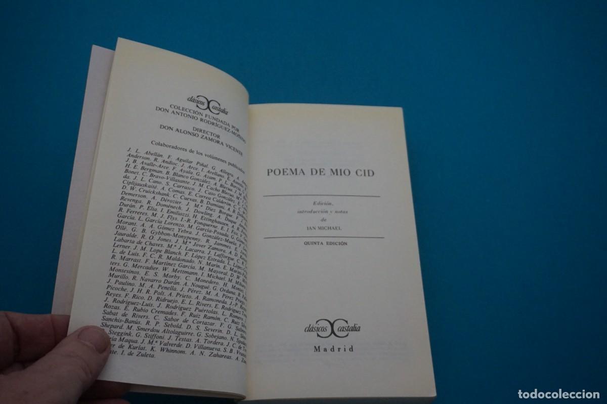 Libros: AMF-18A/ POEMA DE MIO CID / CLASICOS CASTALIA - Foto 2