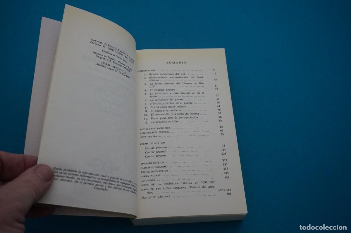 Libros: AMF-18A/ POEMA DE MIO CID / CLASICOS CASTALIA - Foto 3
