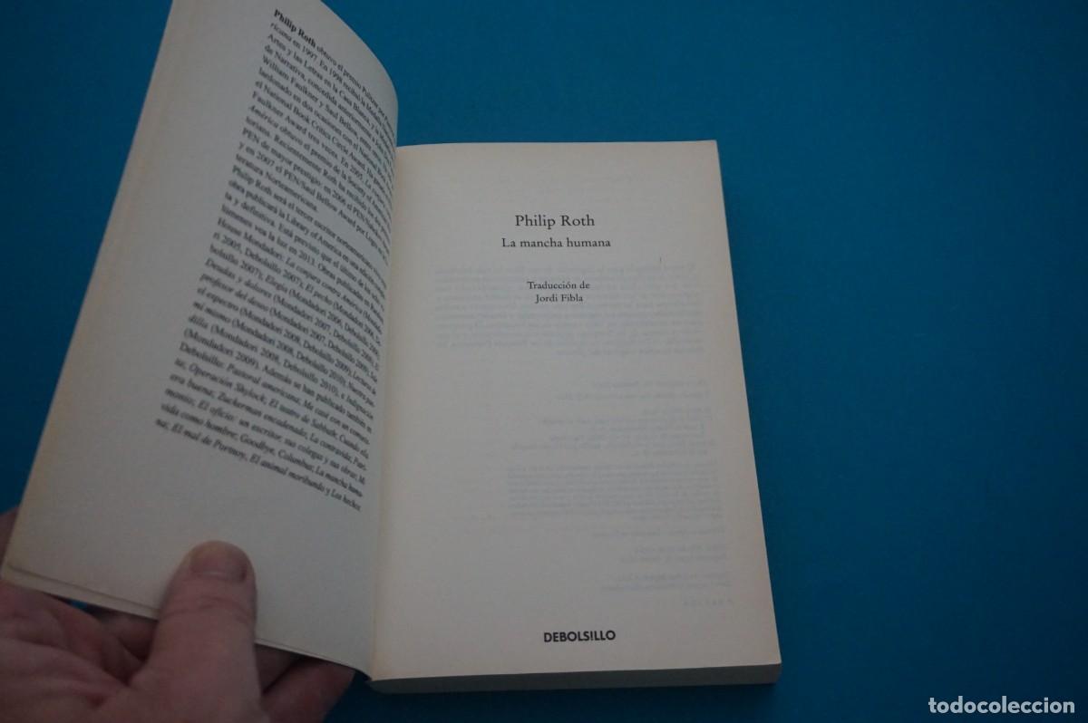 Libros: AMF-18A/ LA MANCHA HUMANA - PHILIP ROTH / DEBOLSILLO - Foto 2