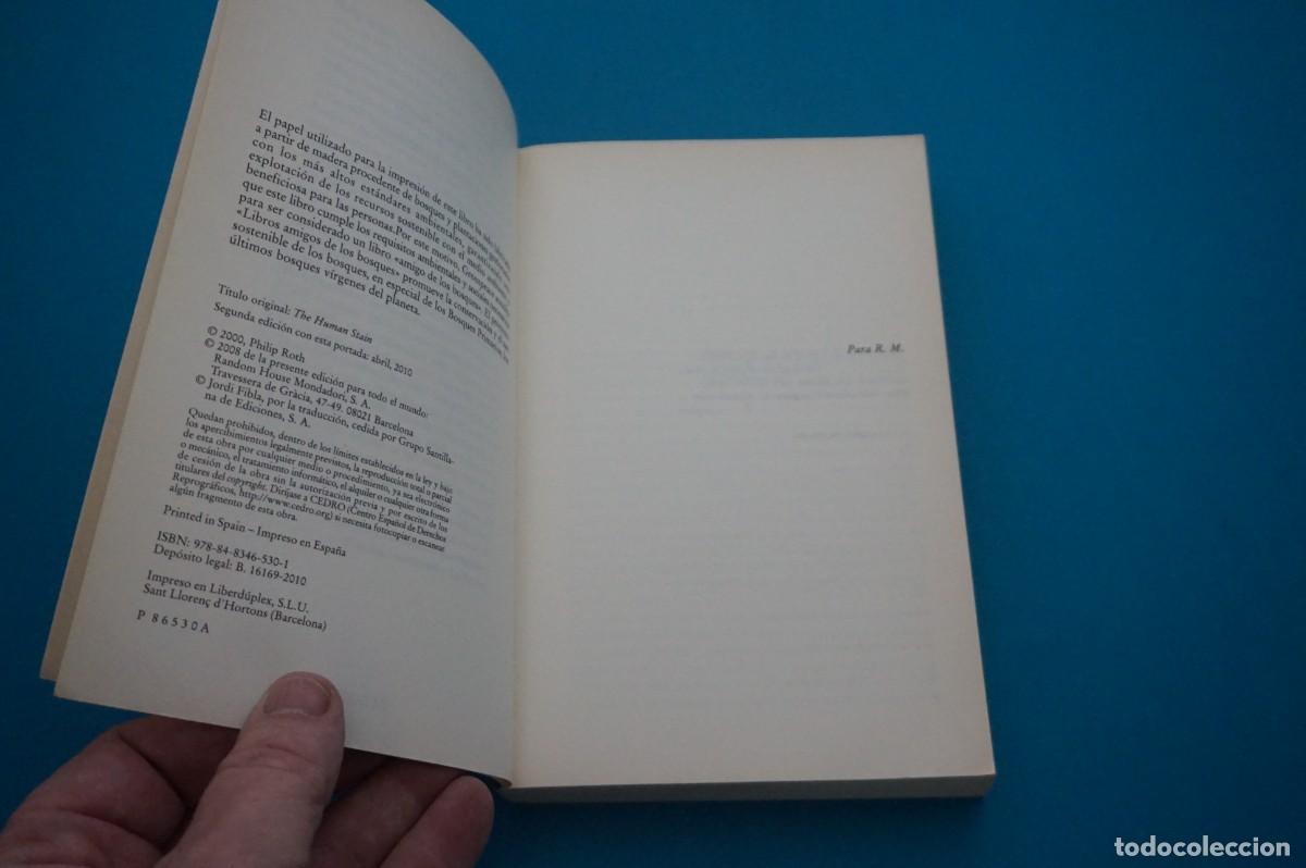 Libros: AMF-18A/ LA MANCHA HUMANA - PHILIP ROTH / DEBOLSILLO - Foto 3