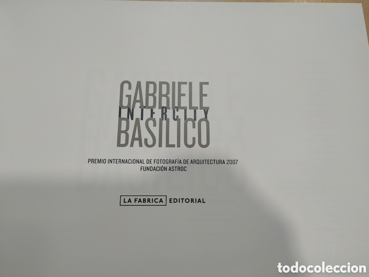 Libros: INTERCITY. GABRIELE BASILICO - Foto 2