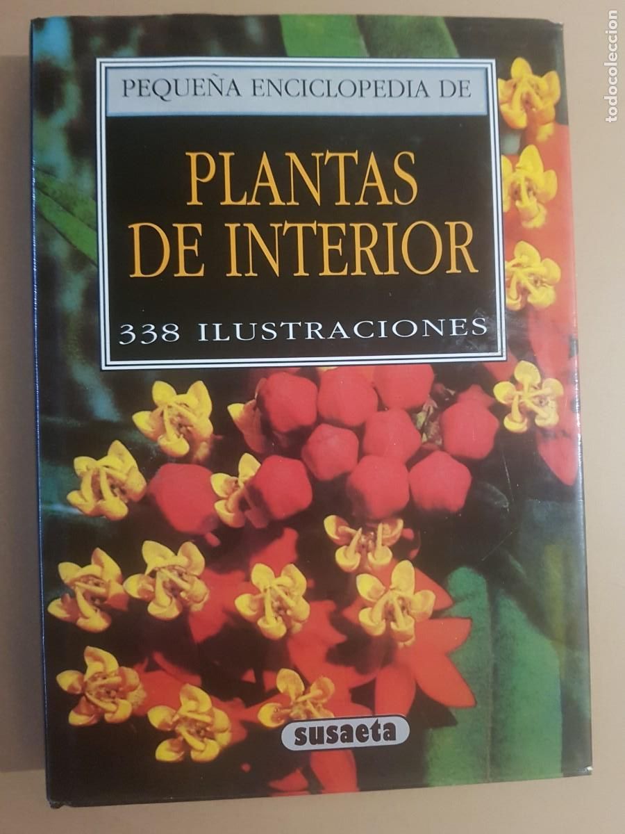 Libros: PEQUE&Ntilde;A ENCICLOPEDIA DE PLANTAS DE INTERIOR- 338 ILUSTRACIONES ED.SUSAETA-1988(ILUST)