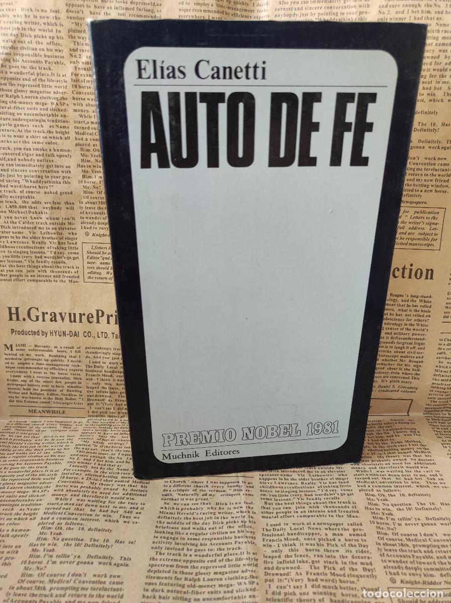 Libros: AUTO DE FE ELIAS CANETTI - Foto 1
