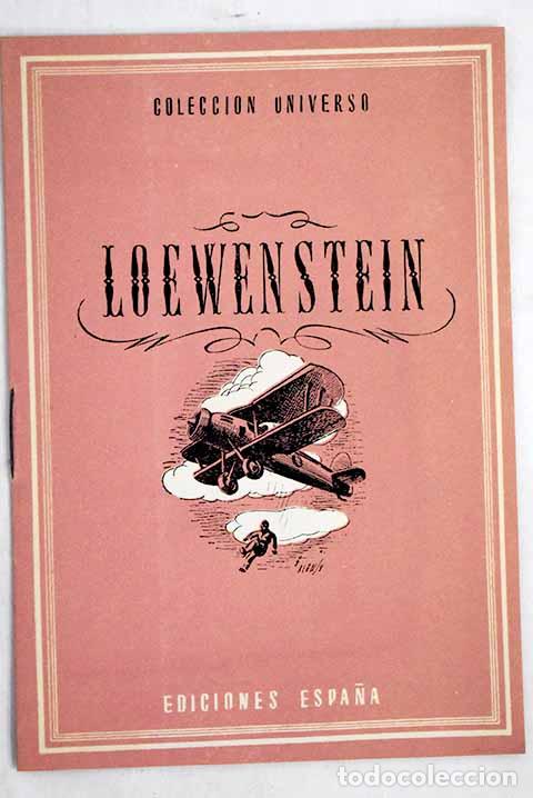 Libros: Loewenstein: G&oacute;mez, Ramiro.- G&oacute;mez, Ramiro - Foto 1
