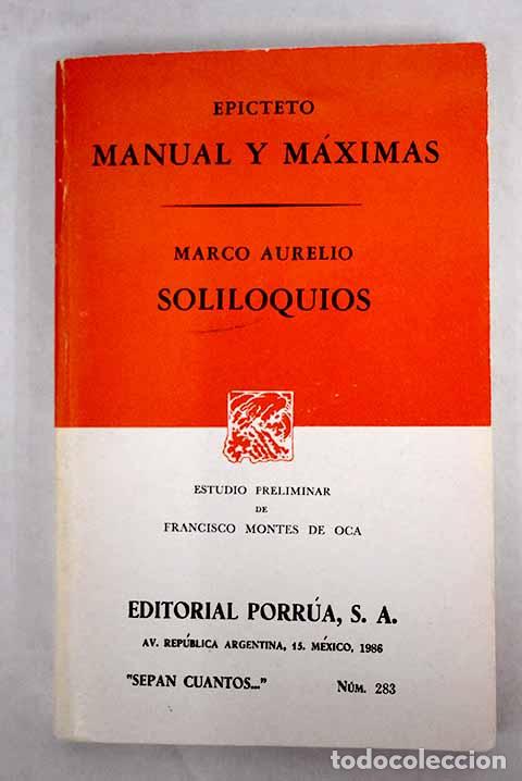 Libros: Manual y m&aacute;ximas: Epicteto.- Epicteto - Foto 1