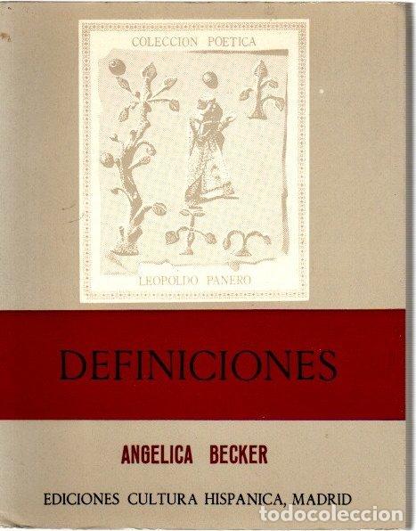 Libros: Definiciones - Becker, Angelica - Foto 1