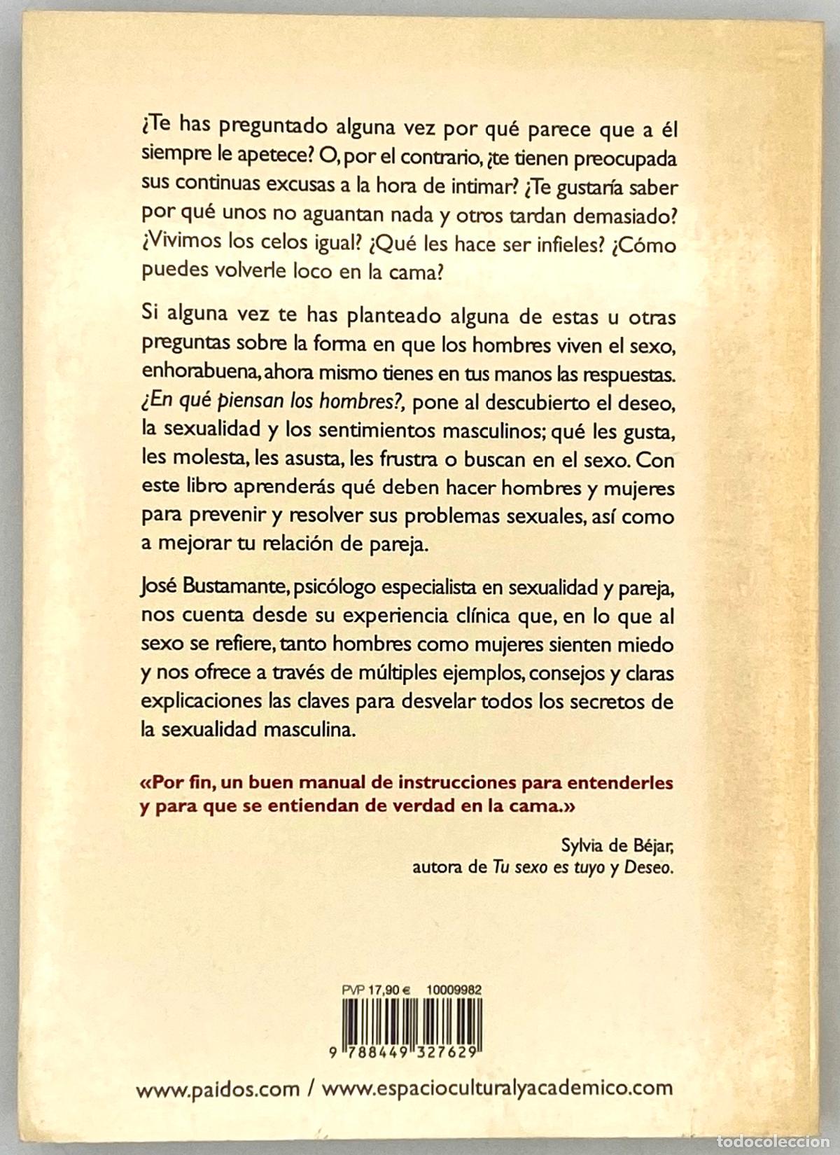 Libros: &iquest;EN QU&Eacute; PIENSAN LOS HOMBRES? Jos&eacute; Bustamante - Foto 2