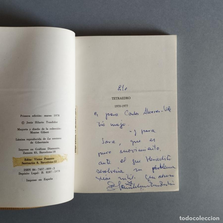 Libros: Tetraedro. - Tundidor, Jes&uacute;s Hilario . - Foto 2