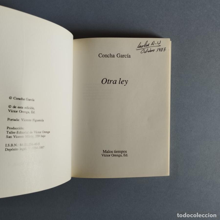 Libros: Otra Ley. - Garc&iacute;a, Concha. - Foto 3