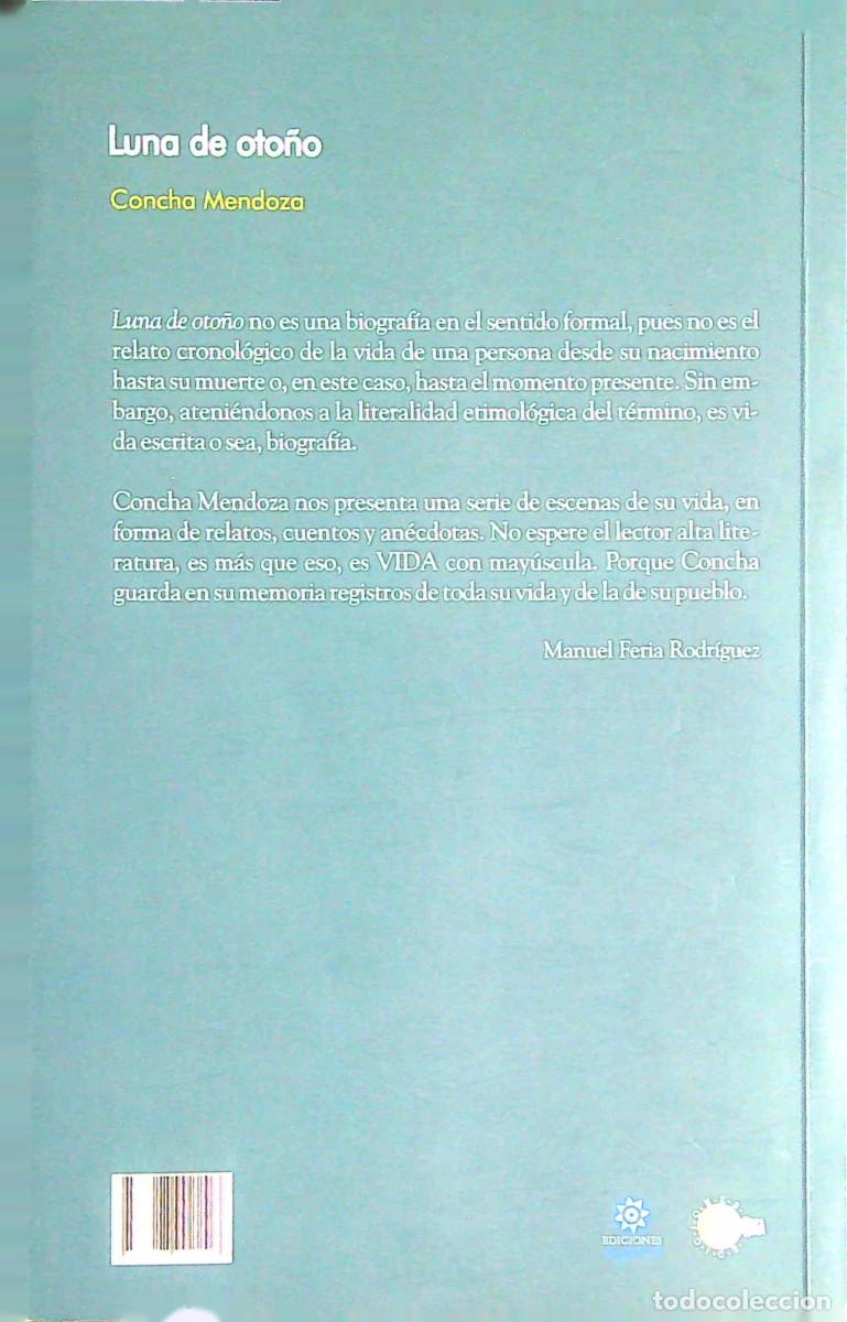 Libros: LUNA DE OTO&Ntilde;O - CONCHA MENDOZA - 2021 - CANARIAS - Foto 5