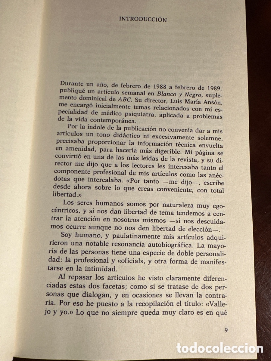 Libros: VALLEJO Y YO - JUAN ANTONIO VALLEJO-NAGERA - Foto 6