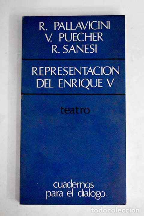 Libros: Representaci&oacute;n del Enrique V.- Shakespeare, William - Foto 1