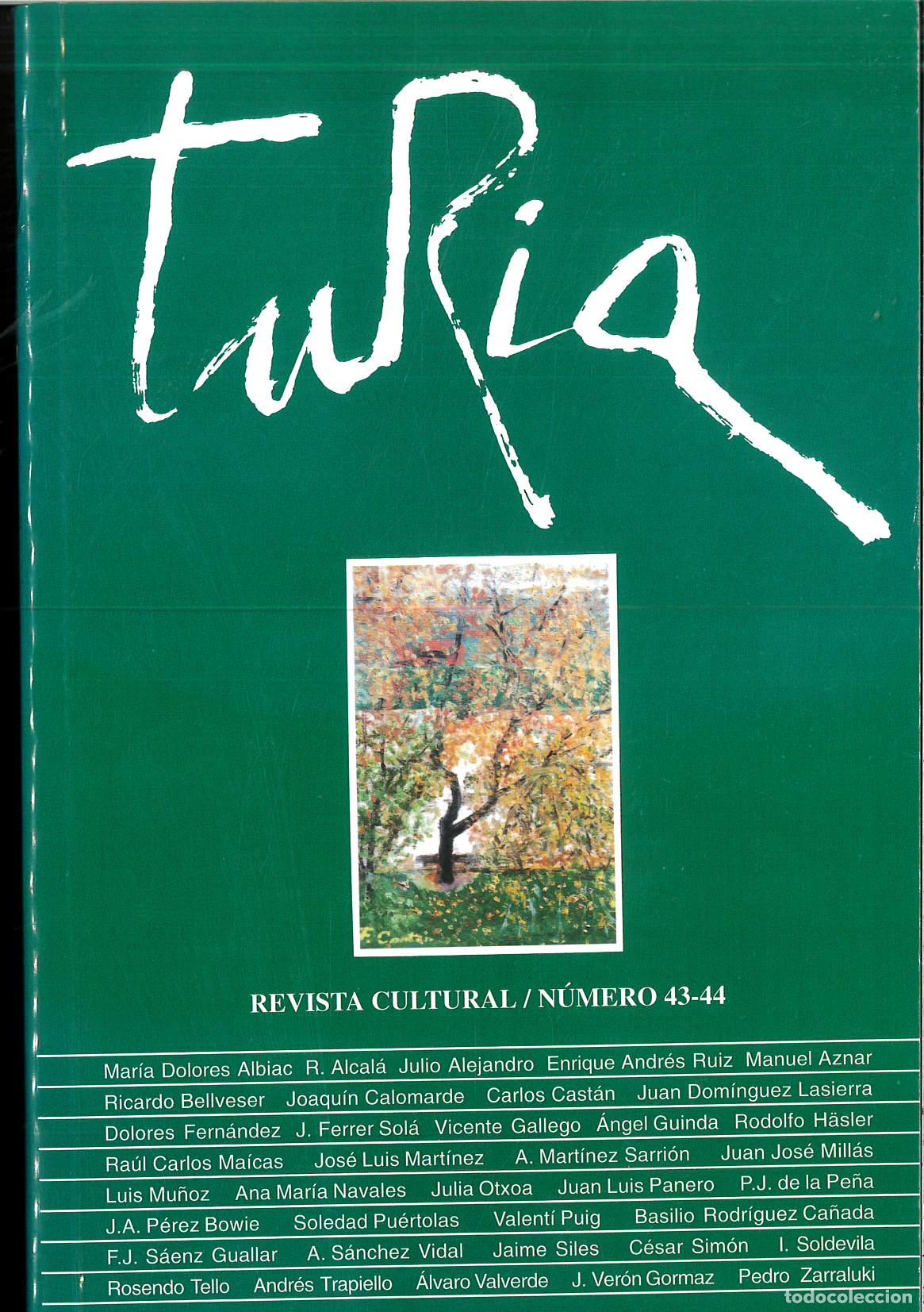 Libros: Turia. Revista Cultural. N&ordm; 43-44. Marzo 1998. - VVAA