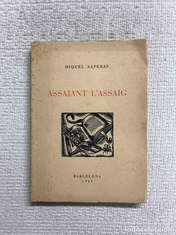Libros: Assajant lassaig - Miquel Saperas - Foto 1