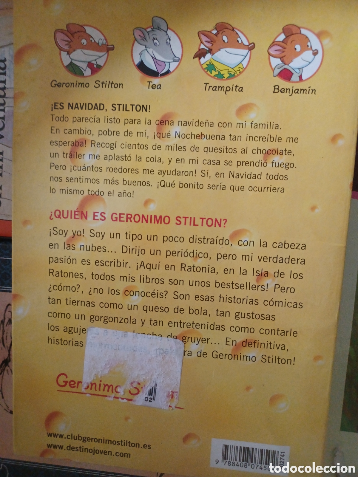 Libros: Barybook 272. Jer&oacute;nimo Stilton 30 es Navidad Stilton destino - Foto 2