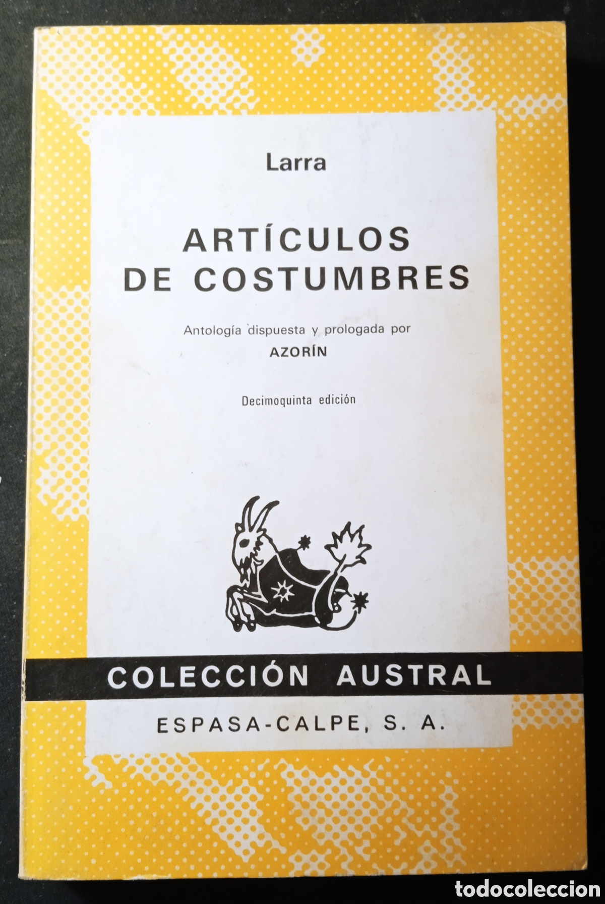 Libros: ART&Iacute;CULOS DE COSTUMBRES/Larra - Foto 1