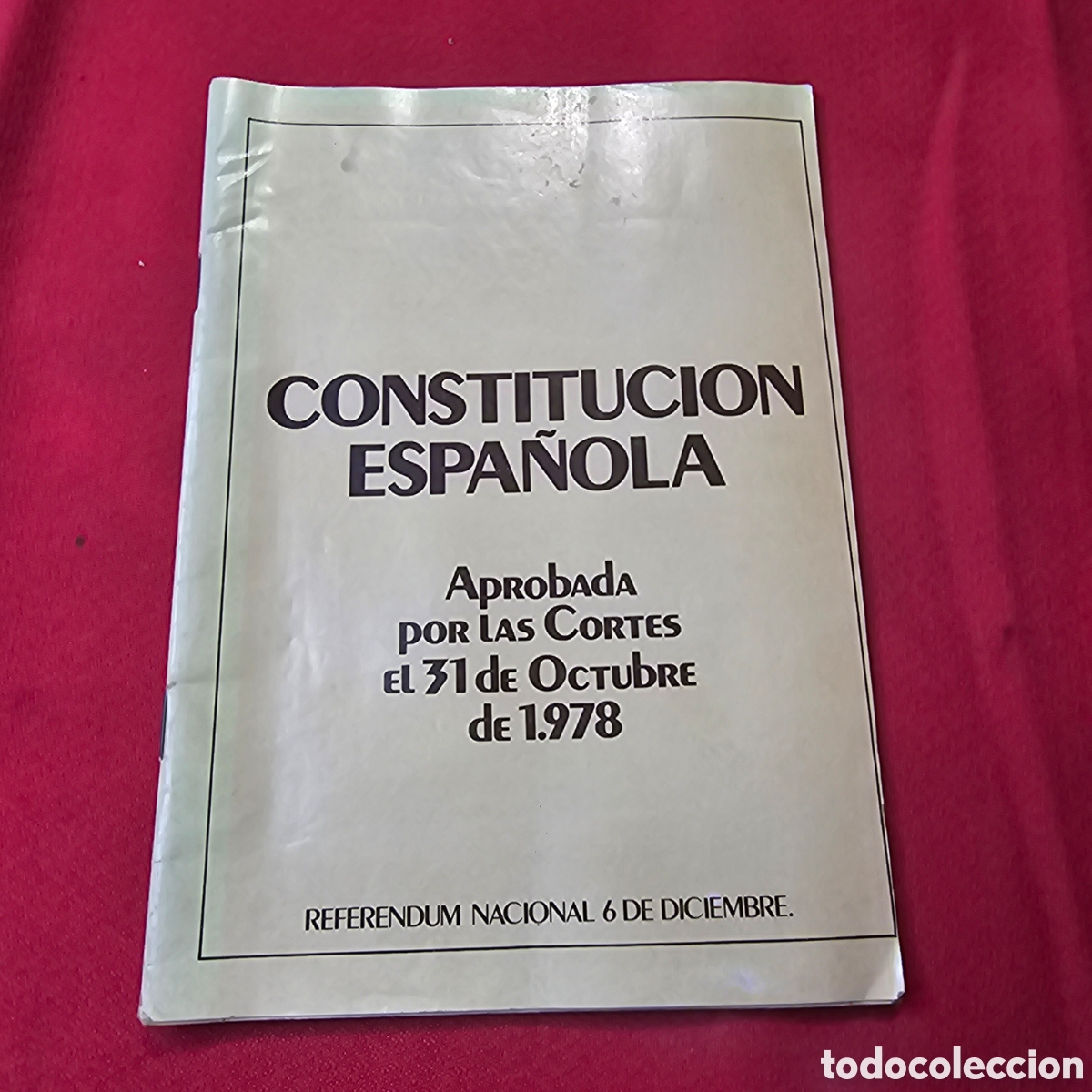 Libros: CONSTITUCI&Oacute;N ESPA&Ntilde;OLA 1978 - Foto 1