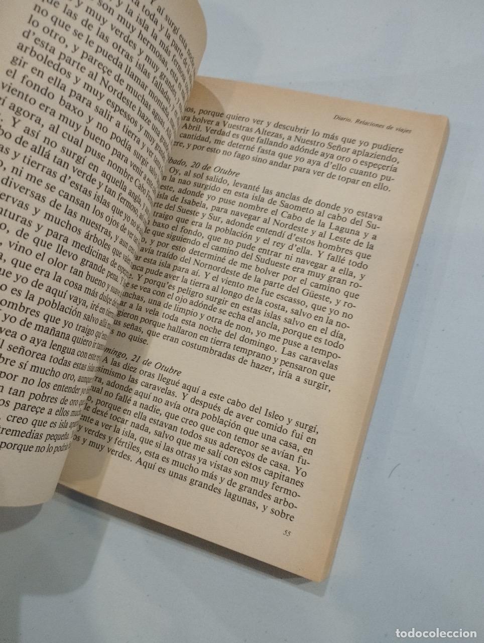 Libros: Crist&oacute;bal Col&oacute;n - Diario. Relaciones de viajes - Foto 2