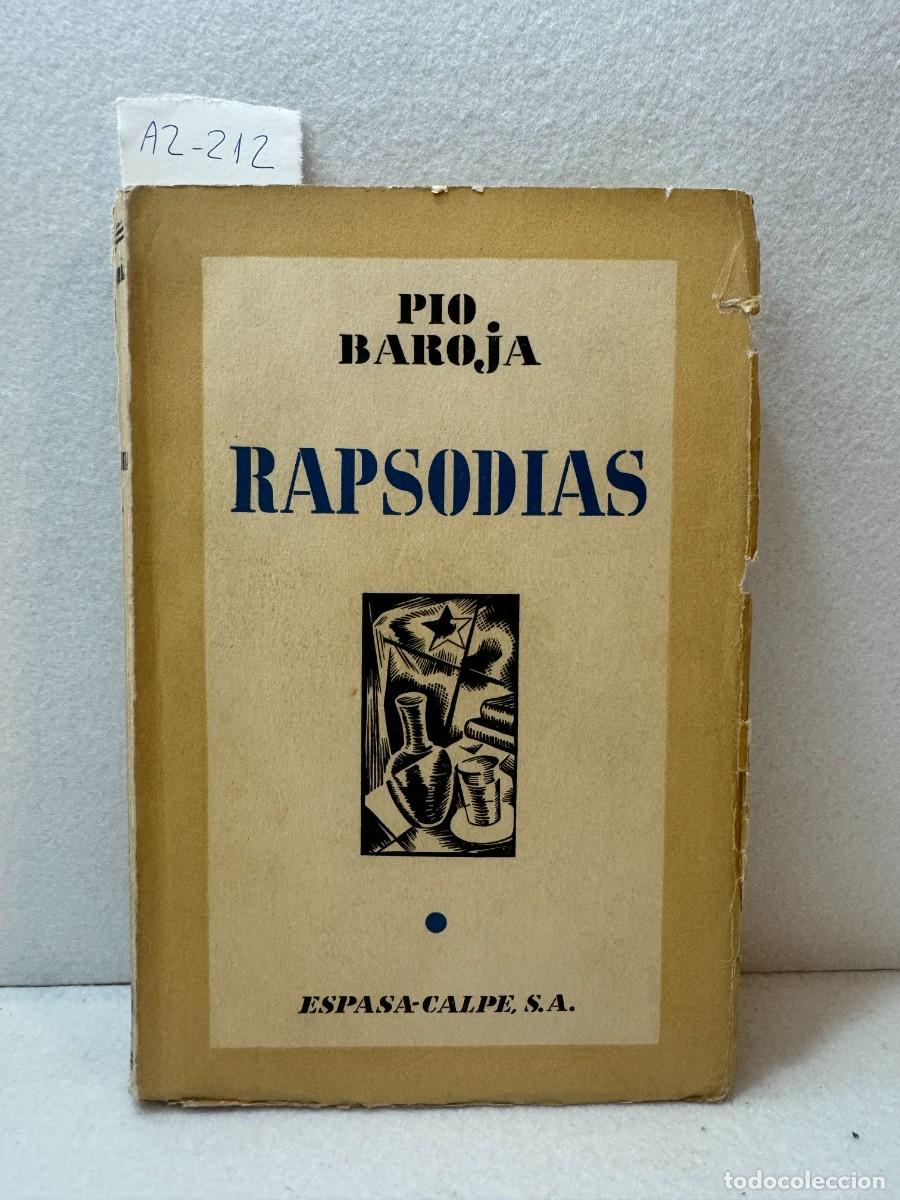 Libros: BAROJA [y NESSI], P&iacute;o: - Rapsodias. - Foto 1