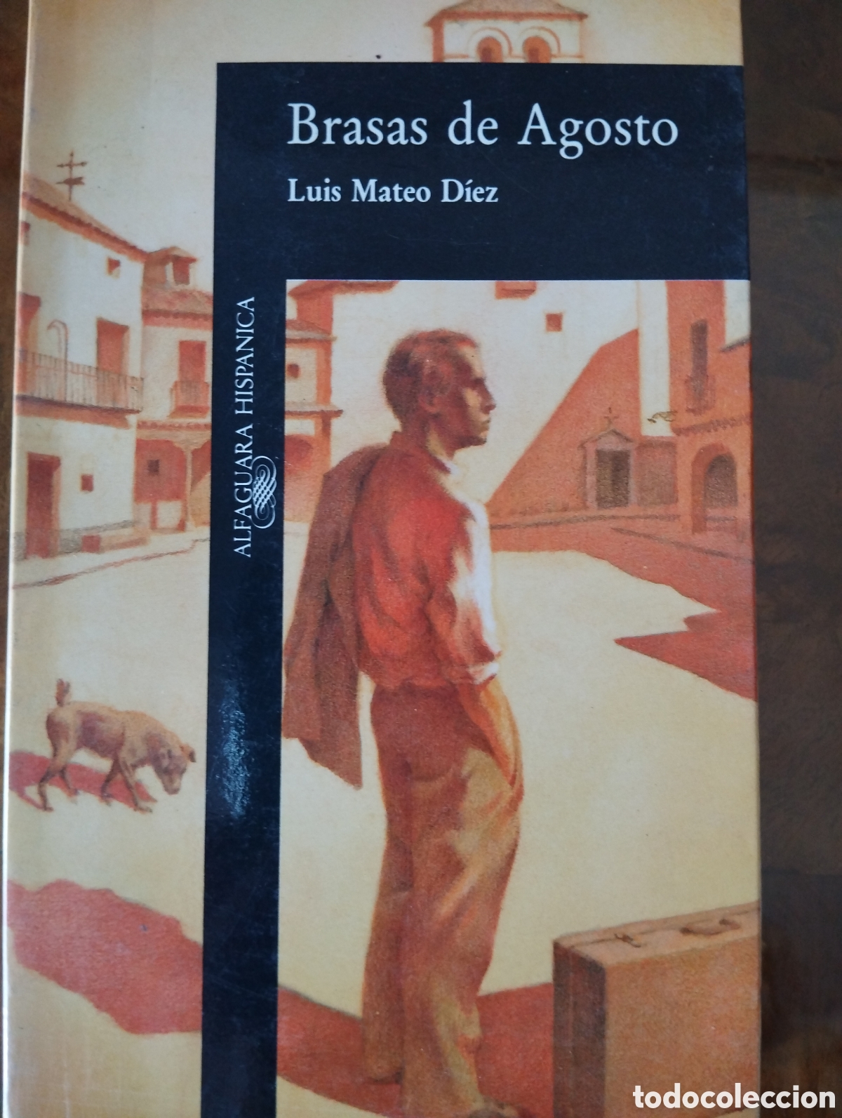Libros: Brasas de agosto. Luis Mateo D&iacute;ez. - Foto 1