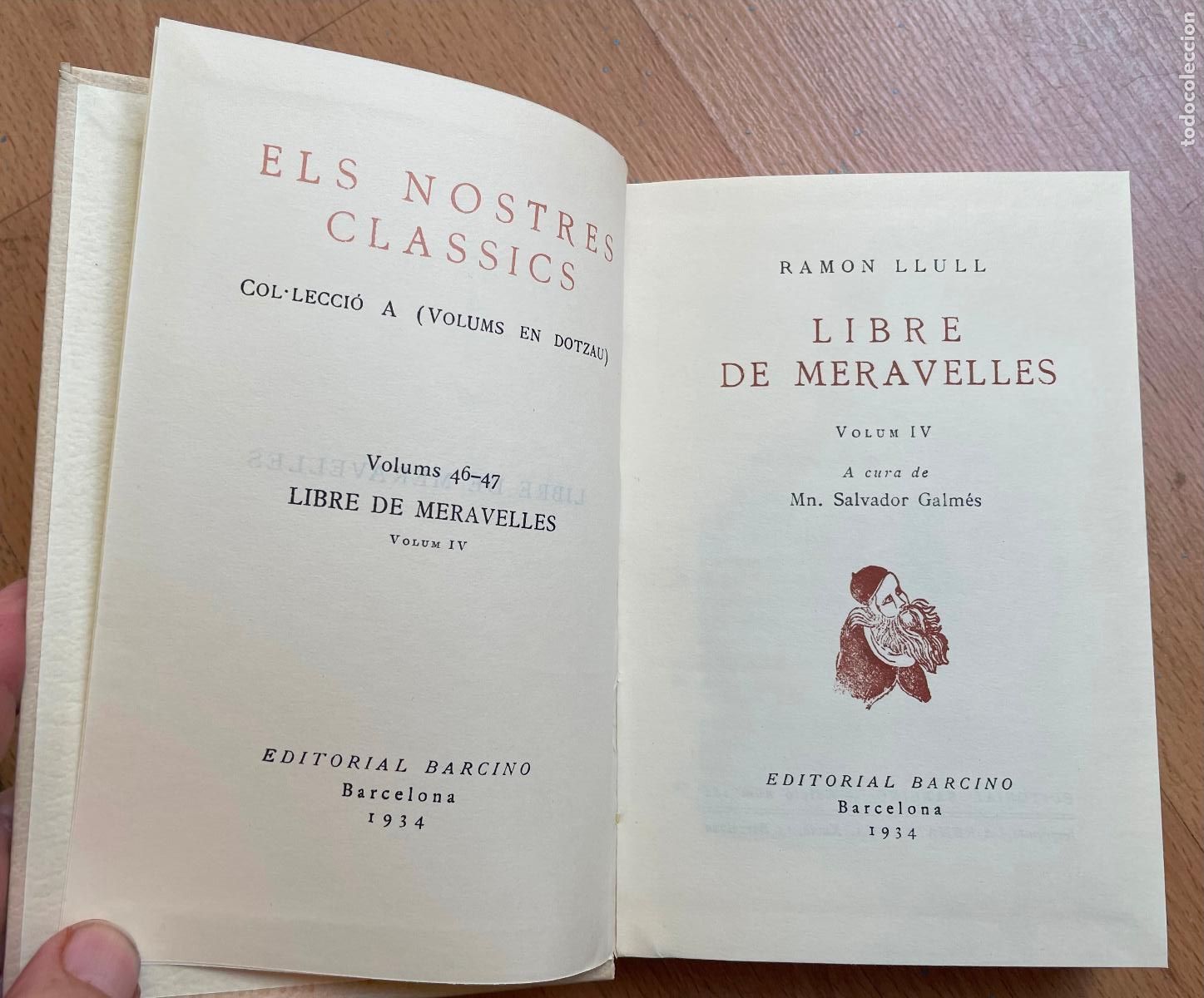 Libros: LIBRE DE MERAVELLES, Ramon Llull tomo IV EN CATALAN - Foto 4