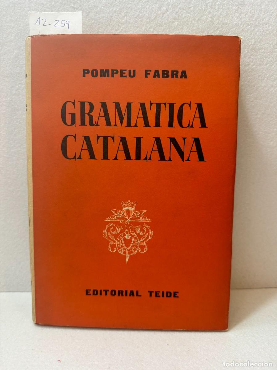 Libros: FABRA, Pompeu: - Gram&aacute;tica catalana. - Foto 1