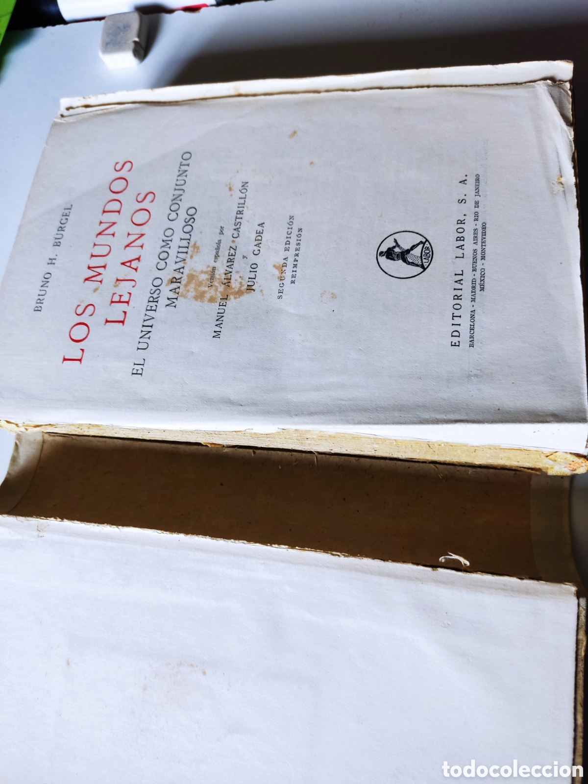 Libros: Libro Los mundos lejanos,Bruno H Burgel - Foto 3