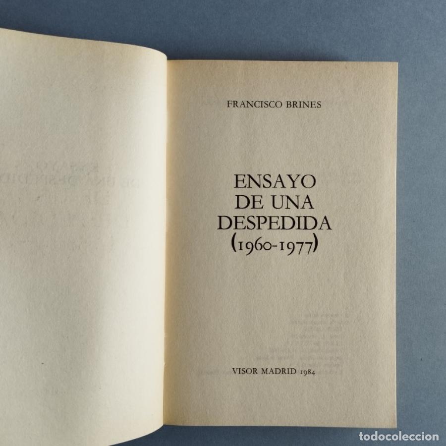 Libros: Poes&iacute;a 1960 - 1981. - Brines, Francisco. - Foto 2