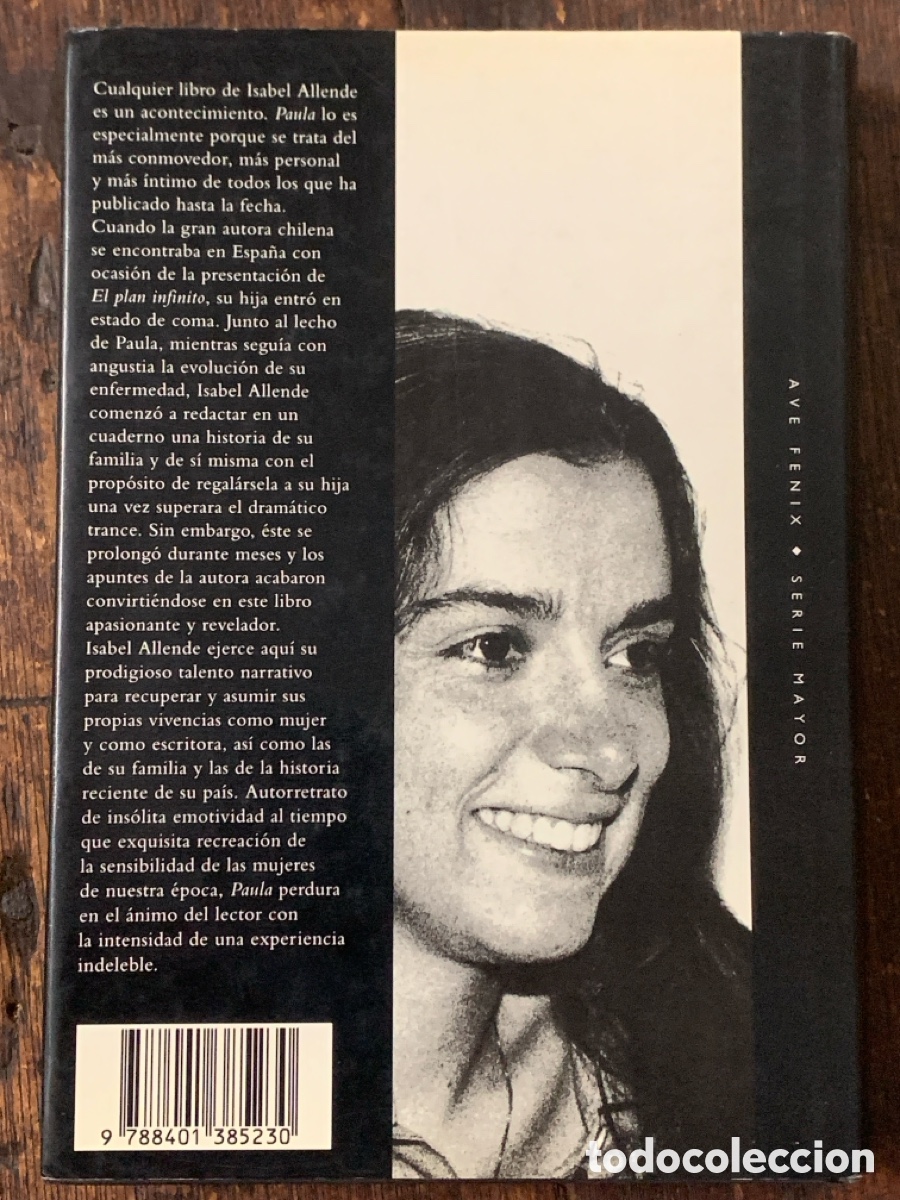 Libros: Paula, Isabel Allende - PLAZA & JANES 1994 - Foto 3