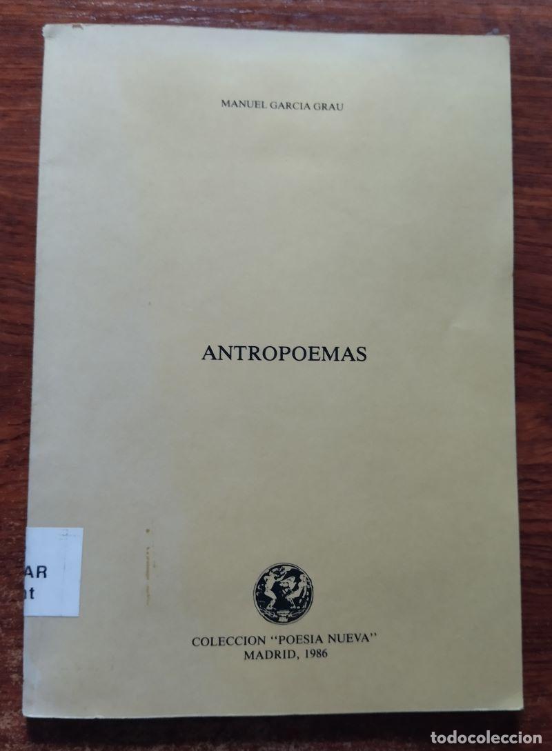 Livros em segunda m&atilde;o: Antropoemas - Manuel Garc&iacute;a Grau