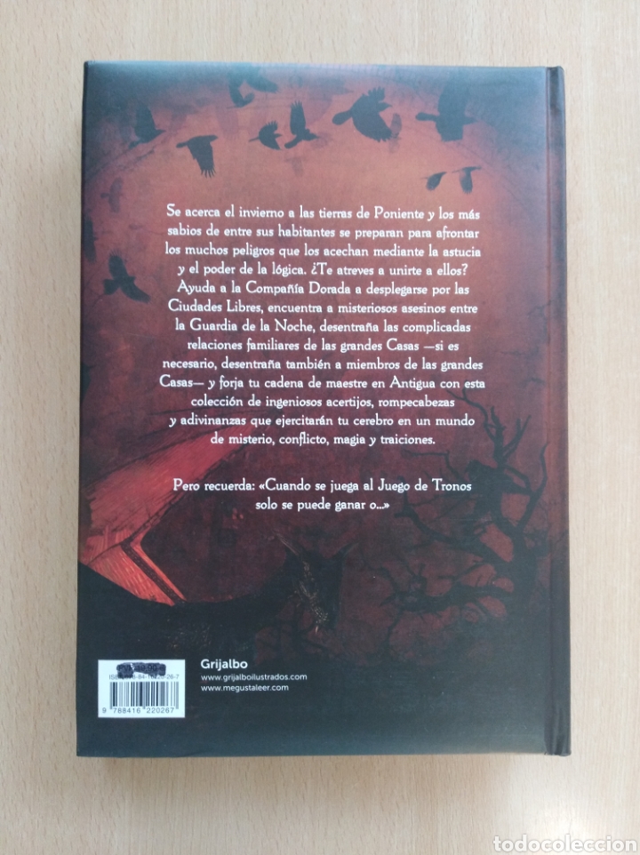 Libros: EL LIBRO DE LOS ENIGMAS DE JUEGO DE TRONOS. - Foto 2