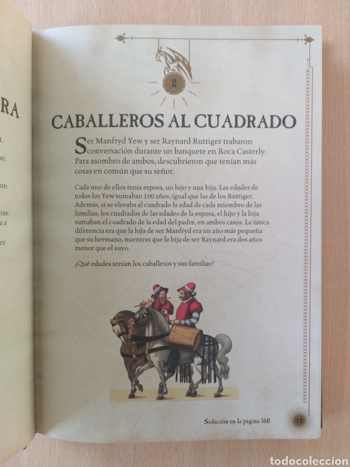 Libros: EL LIBRO DE LOS ENIGMAS DE JUEGO DE TRONOS. - Foto 9