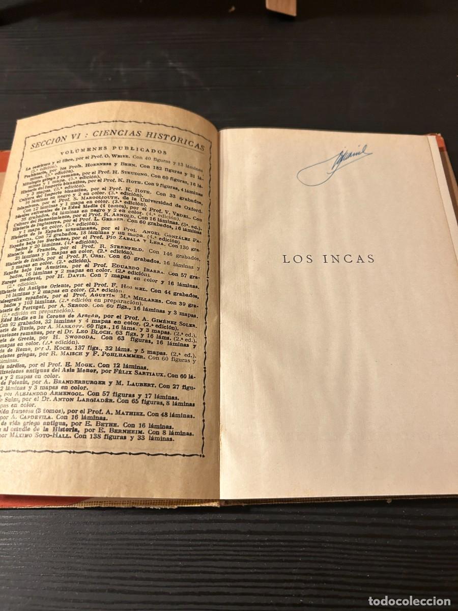 Libros: LOS INCAS- ARTURO CAPDEVILA- EDITORIAL LABOR - Foto 4