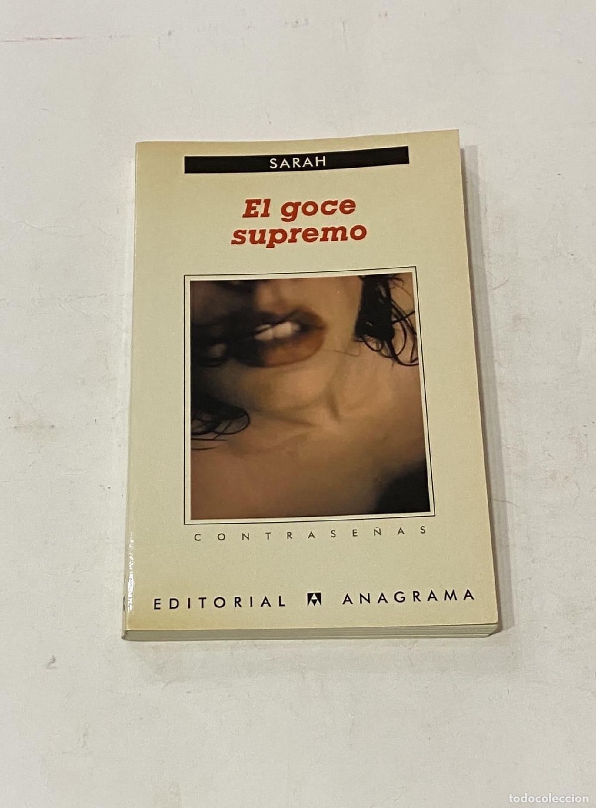 Libros: SARAH. - El goce supremo. - Foto 1