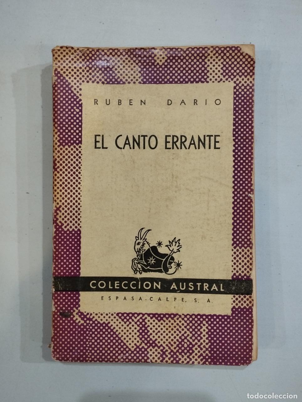 Libros: Ruben Dar&iacute;o - El canto errante - Foto 1