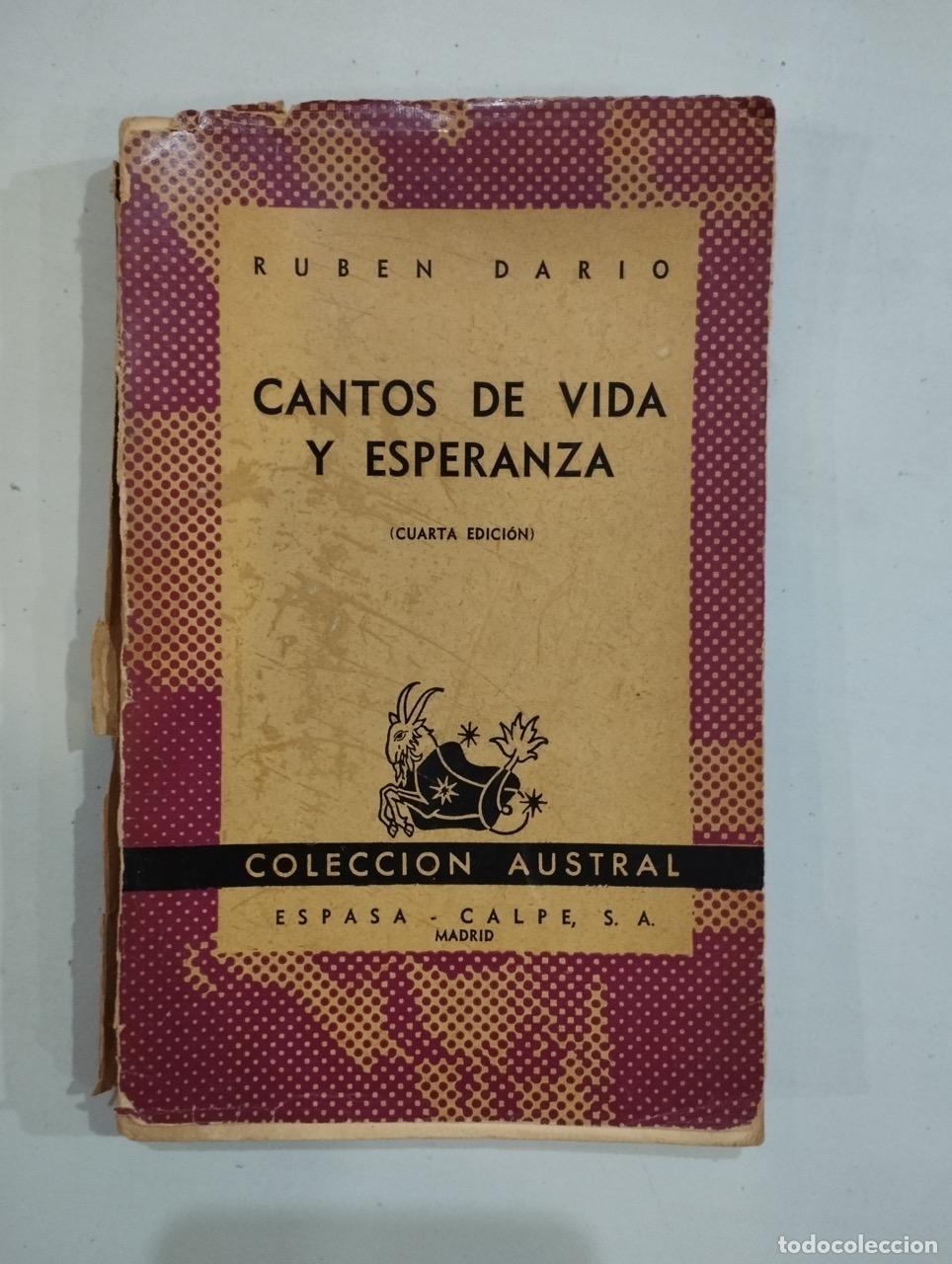 Libros: Ruben Dar&iacute;o - Cantos de vida y esperanza - Foto 1
