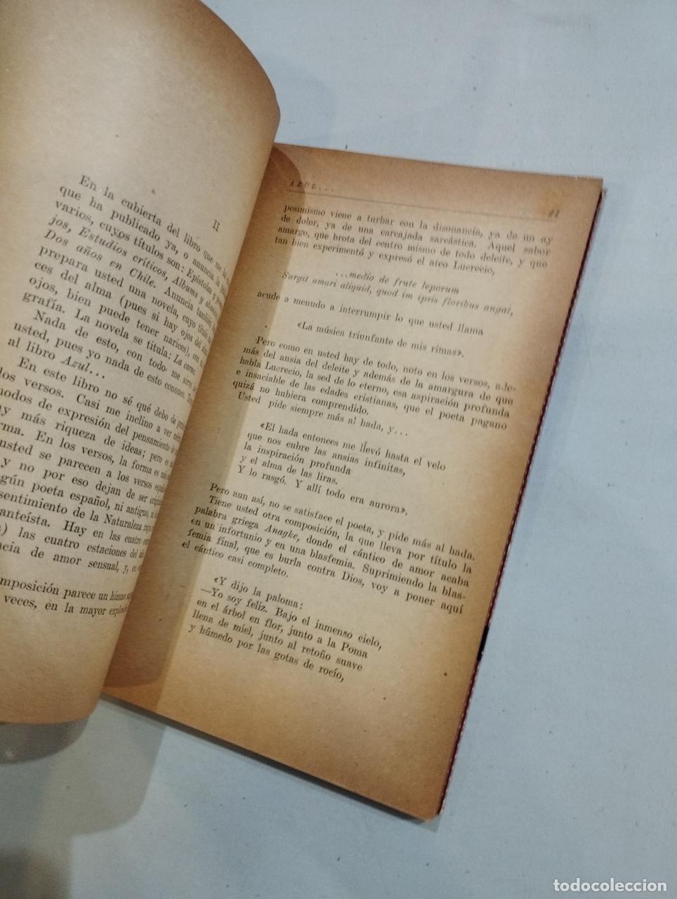 Libros: Ruben Dar&iacute;o - Azul... - Foto 3