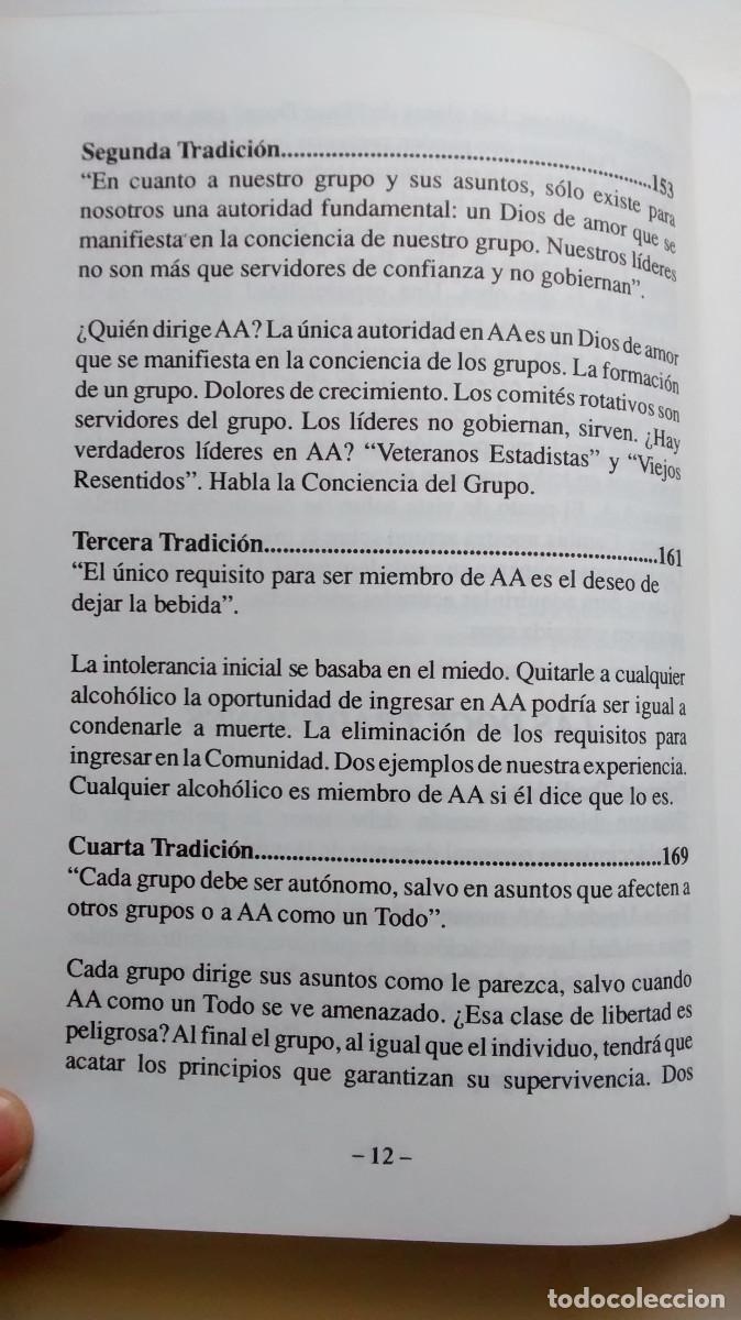 Libros: Doce pasos y doce tradiciones - Alcoh&oacute;licos an&oacute;nimos - Foto 13