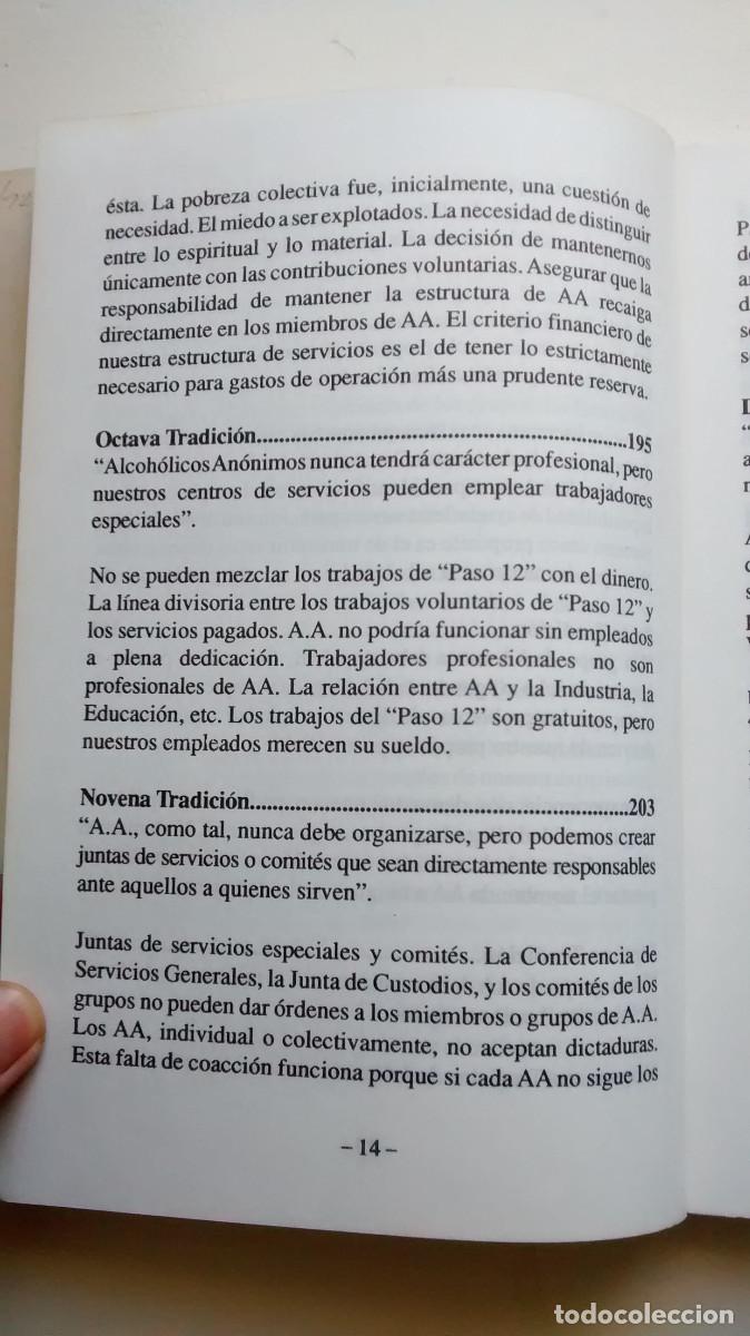 Libros: Doce pasos y doce tradiciones - Alcoh&oacute;licos an&oacute;nimos - Foto 15