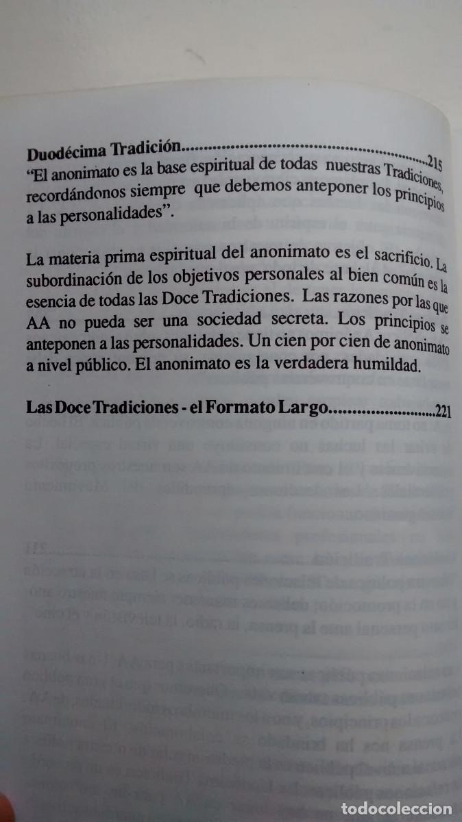 Libros: Doce pasos y doce tradiciones - Alcoh&oacute;licos an&oacute;nimos - Foto 17